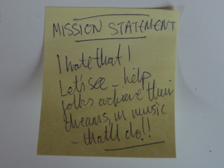 Mission What this site is all about   a musicians resource that tells it like it is for aspiring artists